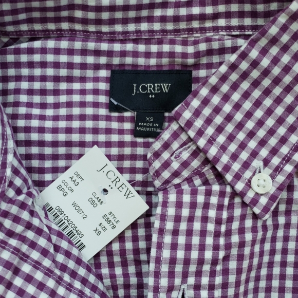 J. Crew Gingham Button Down - Picture 3 of 5